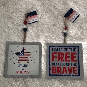 USA Metal Wall Decor Signs 🇺🇸 NWT